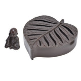 Incense Holder Burners Leaf Shape Mini Exquisite Durable Easy Clean Relieve Mood Home Decoration