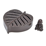 Incense Holder Burners Leaf Shape Mini Exquisite Durable Easy Clean Relieve Mood Home Decoration