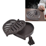 Incense Holder Burners Leaf Shape Mini Exquisite Durable Easy Clean Relieve Mood Home Decoration