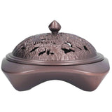 Incense Burner Antique Style Sturdy Durable Copper Alloy Glossy Exquisite Multifunction Powder Incense Burner In Australia - Darrahopens