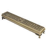 Antique Incense Burner Box Bedroom Aroma Burner Zinc Alloy Incense Stick Holder for Household