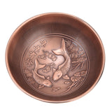 Retro Home Incense Burner Copper Alloy Smoked Incense Burner Holder for Study Room Entrance HallRed Copper 277