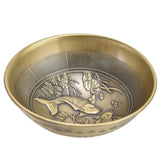 Retro Home Incense Burner Copper Alloy Smoked Incense Burner Holder for Study Room Entrance HallBronze 278