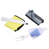 Car Cleaning Kit Multipurpose Portable Automobile Interior Wash Cloth Brush for Seats Windshield In Australia - Darrahopens