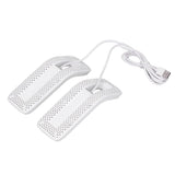 Shoe Deodorizer Dryer Portable USB Electric Shoes Dryer for Gloves Socks Jewelry Box White