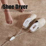 Shoe Deodorizer Dryer Portable USB Electric Shoes Dryer for Gloves Socks Jewelry Box White