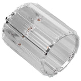 Cosmetic Brush Holder Transparent Glass Round Decorative Desktop Pen Storage Organizer BoxSilver In Australia - Darrahopens