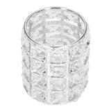 Crystal Makeup Brush Holder European Style Rounded Crystal Glass Cosmetic OrganizerSilver In Australia - Darrahopens