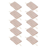 10Pcs Cotton Linen Bag Small Storage Drawstring Bag 9 X 6.7in Reusable Storage Bag for Bread Flowers In Australia - Darrahopens