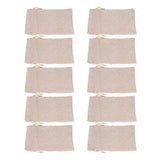 10Pcs Cotton Linen Bag Small Storage Drawstring Bag 9 X 6.7in Reusable Storage Bag for Bread Flowers In Australia - Darrahopens