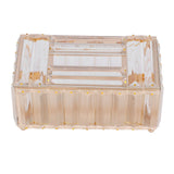Tissues Box Gold Plating Process Fine Workmanship Simple Fashion Multi Purpose Tissue Storage BoxGold
