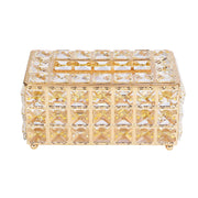 Tissue Box Holder Multifunctional Fashionable Design Exquisite Sturdy Durable Tissue HolderGold