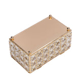 Tissue Box Holder Multifunctional Fashionable Design Exquisite Sturdy Durable Tissue HolderGold