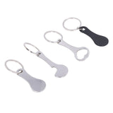 Aluminum Alloy Shopping Trolley Keychain Portable Alternative Shopping Trolley Keyring