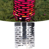 Stove Heating Cover Portable Practical Outdoor Camping Stove Mini Stainless Steel Heating Cover