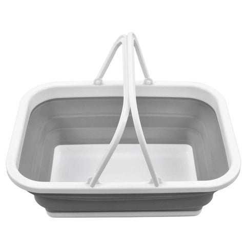 Foldable Picnic Basket Large Capacity Multifunctional Sturdy Handle Toy Storage Basket for Home Hiking Camping In Australia - Darrahopens