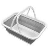 Foldable Picnic Basket Large Capacity Multifunctional Sturdy Handle Toy Storage Basket for Home Hiking Camping In Australia - Darrahopens