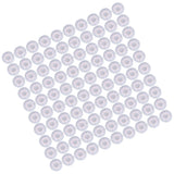 100Pcs Microphone Cover Dust Sweat Resistant Disposable Excellent Elasticity Reduce Noise Microphone CapsWhite Red Dot In Australia - Darrahopens