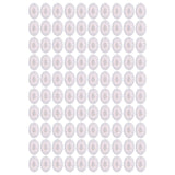 100Pcs Microphone Cover Dust Sweat Resistant Disposable Excellent Elasticity Reduce Noise Microphone CapsWhite Red Dot