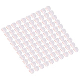 100Pcs Microphone Cover Dust Sweat Resistant Disposable Excellent Elasticity Reduce Noise Microphone CapsWhite Red Dot