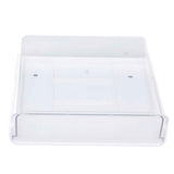Acrylic Drawer Storage Concealed Acrylic Drawer Storage Holder with 3 Pastes for Home OfficeL