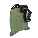 Foraging Bag Canvas Foldable Portable Thick Unique Simple Appearance Belt Fruit Picking Pouch for Outdoor CampingMilitary Green In Australia - Darrahopens