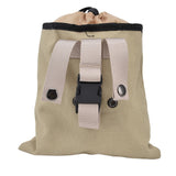 Foraging Bag Canvas Foldable Portable Thick Unique Simple Appearance Belt Fruit Picking Pouch for Outdoor CampingKhaki In Australia - Darrahopens