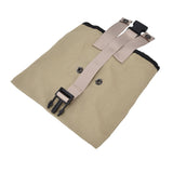 Foraging Bag Canvas Foldable Portable Thick Unique Simple Appearance Belt Fruit Picking Pouch for Outdoor CampingKhaki