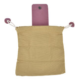 Fruit Picking Bag Waist Hanging Canvas Material PU Style Folded Save Space Belt Foraging BagKhaki In Australia - Darrahopens