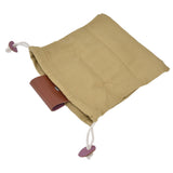 Fruit Picking Bag Waist Hanging Canvas Material PU Style Folded Save Space Belt Foraging BagKhaki In Australia - Darrahopens