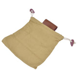 Fruit Picking Bag Waist Hanging Canvas Material PU Style Folded Save Space Belt Foraging BagKhaki In Australia - Darrahopens