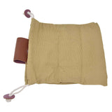 Fruit Picking Bag Waist Hanging Canvas Material PU Style Folded Save Space Belt Foraging BagKhaki In Australia - Darrahopens