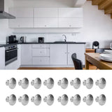 40Pcs Round Cabinet Knobs Replaceable Rustproof Stylish Furniture Knobs for Kitchen Cabinets Furniture DoorsS