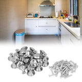40Pcs Round Cabinet Knobs Replaceable Rustproof Stylish Furniture Knobs for Kitchen Cabinets Furniture DoorsS