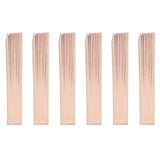 12Pcs Wooden Hand Fans Chinese Style Hollow Folding Handheld Fan for Wedding Gift Party DIY Decoration In Australia - Darrahopens
