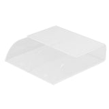 Acrylic Remote Control Holder Simple Wall Mount Media Organizer Transparent Cosmetics Stand2 Cell