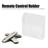 Acrylic Remote Control Holder Simple Wall Mount Media Organizer Transparent Cosmetics Stand2 Cell