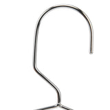 10pcs Clothes Hangers Stainless Steel Heavy Duty Prevent Slip Space Saving Coat Drying Hangers