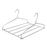 Stainless Steel Magic Pants Hangers Foldable Multifunctional Space Saving Slacks Hangers for Pants Clothes