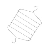 Stainless Steel Magic Pants Hangers Foldable Multifunctional Space Saving Slacks Hangers for Pants Clothes
