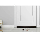 Door Edge Strip Bottom Sealing Self Adhesive Dust Proof Soundproofing Weather Protection Trim Brown