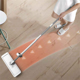 Microfiber Flat Mop Hand Wash Free Long Handle Large Flat Mop Dry Wet Use Floor Cleaning Tool White 36 Plate Set with 3 Cloth In Australia - Darrahopens
