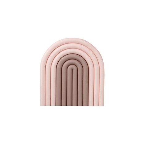 Placemat Prevent Slip Wearable Thickened Insulation Cup Pad for Bowl Plate Kitchen Restaurant Gradient Pink