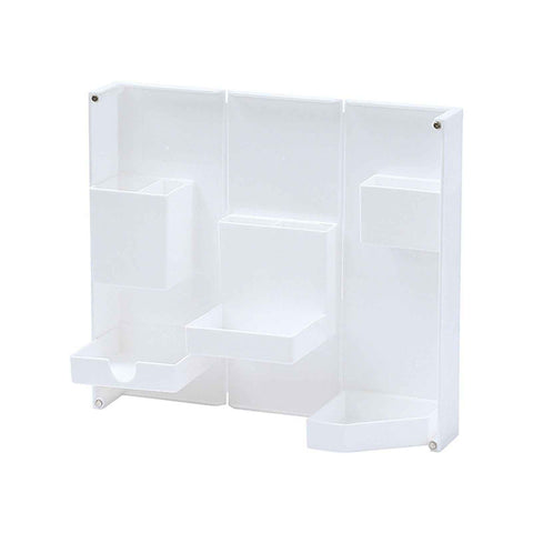 Folding Standable Stationery Box Office Pencil Holder Desktop Magnetic Plastic Makeup Case White In Australia - Darrahopens