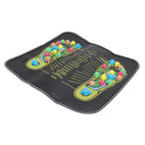 Foot Massage Mat Blood Circulation Relieve Pain Simulation Cobblestone Reflexology Walk Stone Mat 35x35cm / 13.8x13.8in In Australia - Darrahopens