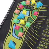 Foot Massage Mat Blood Circulation Relieve Pain Simulation Cobblestone Reflexology Walk Stone Mat 35x35cm / 13.8x13.8in