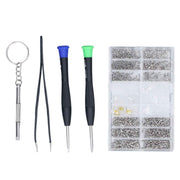 Eyeglass Repair Kit Tiny Stainless Steel Sunglass Screws Repair Kit with Screwdriver Tweezer for Watches Glasses In Australia - Darrahopens