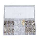 Eyeglass Repair Kit Tiny Stainless Steel Sunglass Screws Repair Kit with Screwdriver Tweezer for Watches Glasses
