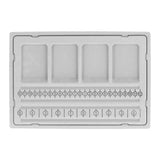 Beaded Measuring Board 4 Straight Channels 4 Recessed Compartments Bead Design Board for Creating Bracelets Necklaces In Australia - Darrahopens