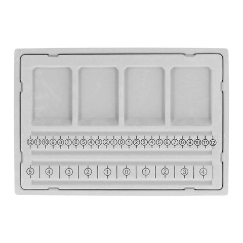Beaded Measuring Board 4 Straight Channels 4 Recessed Compartments Bead Design Board for Creating Bracelets Necklaces In Australia - Darrahopens